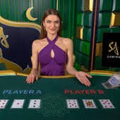 Tampilan meja taruhan roulette