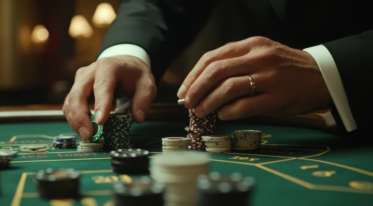 Dealer langsung meja77 Three Card Poker dengan studio berkualitas tinggi